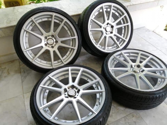 ล้อADV.1 ขอบ20 สภาพสวย ไม่มีซ่อม พร้อมยาง ราคาไม่แพง ล้อADV.1 ขอบ20 สภาพสวย ไม่มีซ่อม พร้อมยาง ราคาไม่แพง