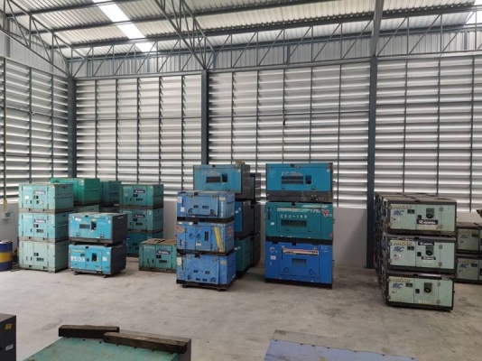 เครื่องปั๊มลม Airman Denyo Compressor ขนาดเล็ก สวยๆ พร้อมใช้งาน จากญี่ปุ่น by OEK 098-5625920