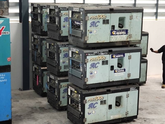 เครื่องปั๊มลม Airman Denyo Compressor ขนาดเล็ก สวยๆ พร้อมใช้งาน จากญี่ปุ่น by OEK 098-5625920