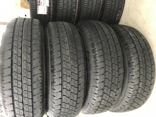 ล้อกะทะ isuzu ขอบ 15 พร้อมยางป้ายแดงปี 19