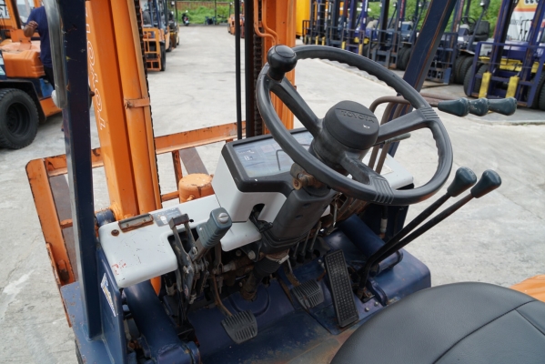 ขายถูกมาก งาฮิ๊ง Toyota 5FD20 ขนาดยก2ตัน เสาสูง3เมตร เครื่องยนตร์ดีเซล สวยแห้งเดิมจากประเทศญี่ปุ่น