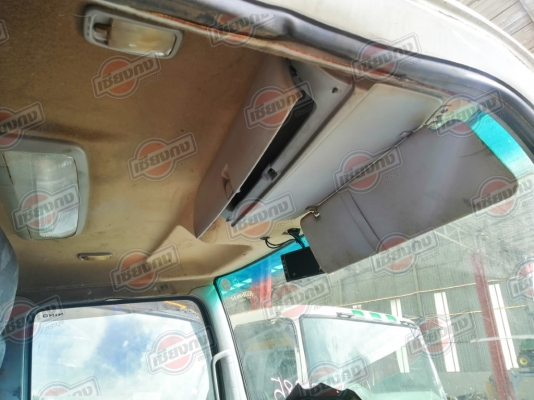 หัวเก๋ง HINO MEGA FC หัวแคบ สีขาวกันชนโครเมียม