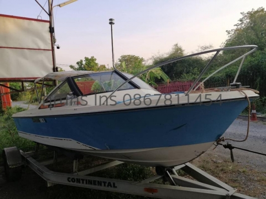 เรือYAMAHA F 17 เครื่องYAMAHA 85แรง 2จังหวะ วิ่ง62กม/ชม