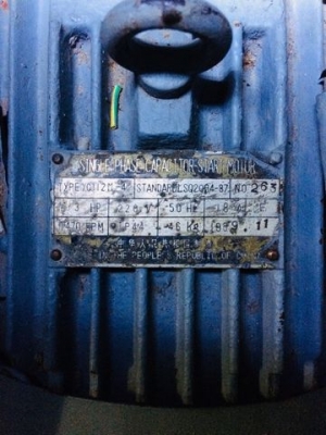 มอเตอร์ไฟบ้าน 2 สาย 220 v 3 แรง