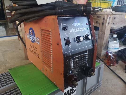 ขายตู้เชื่อมอินเวอเตอร์ มือ2 ยี่ห้อ WELPRO รุ่น WELARC200 ขายตู้เชื่อมอินเวอเตอร์ มือ2 ยี่ห้อ WELPRO รุ่น WELARC200