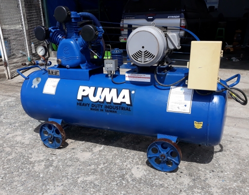 ปั้มลมยี่ห้อPUMA  รุ่น PP35p  มอเตอร์มิตชู 5 แรง ไฟ 220V  ขนาดถัง315 ลิตร สภาพสวย พร้อมใช้งานครับ