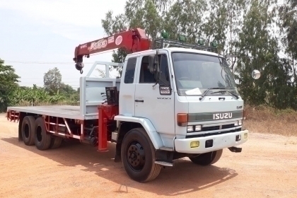ขาย ISUZU Rocky นางฟ้า 195 แรง พร้อมเครน 5 ตัน รถยาว 7 ม. วางเครนแล้วกระบะเหลือ 6 ม. ติดต่อ 089-5367218. 081-4252943