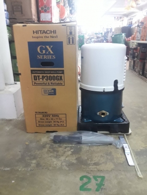 ปั๊มดูดน้ำบาดาล ปั๊มดูดน้ำ แจ๊คคู่ ฮิตาซิ 300w.