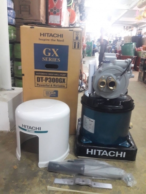 ปั๊มดูดน้ำบาดาล ปั๊มดูดน้ำ แจ๊คคู่ ฮิตาซิ 300w.