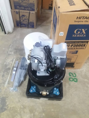 ปั๊มดูดน้ำบาดาล ปั๊มดูดน้ำ แจ๊คคู่ ฮิตาซิ 300w.