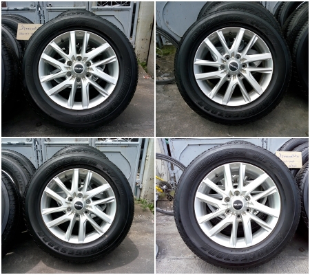ล้อแม็ก All New 1.9 Hilander ขอบ 18 พร้อมยาง Bridgestone Deuler H-Tปี18 สภาพสวยเดิม ราคาชุดละ 15,500 บาท