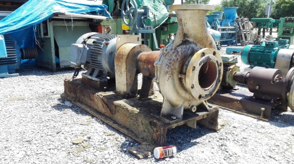 ชุดปั้มน้ำหอยโข่งสเตนเลส ขนาดท่อเข้าออก 6&rdquo;- 4&rdquo; มอเตอร์ 25 HP 380V สภาพยังใช้งานได้ส่งต่อราคาดีๆ