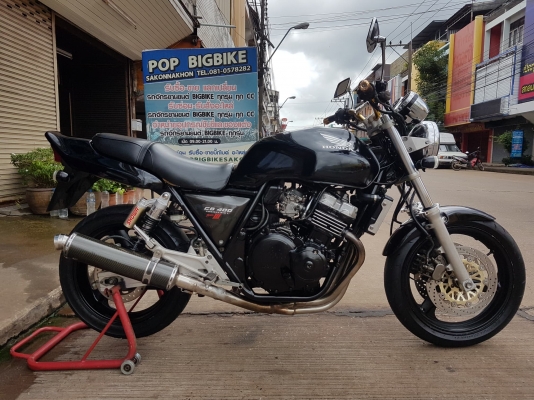 ขาย HONDA CB400 ปี93 เดิมๆ มีท่อแต่ง แฮนด์บาร์ บาลานซ์โช๊ค หน้า อินวอยส์ สรรพสามิตร ราคา 47500 บาท ส