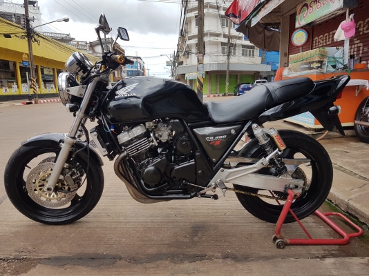 ขาย HONDA CB400 ปี93 เดิมๆ มีท่อแต่ง แฮนด์บาร์ บาลานซ์โช๊ค หน้า อินวอยส์ สรรพสามิตร ราคา 47500 บาท ส