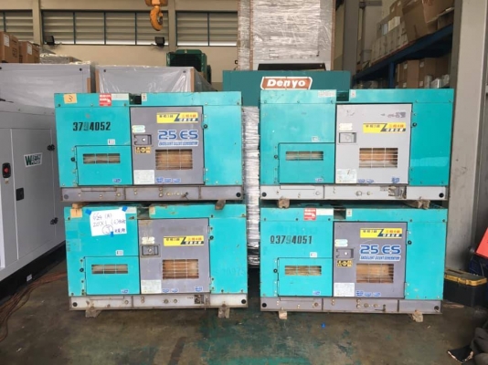 เครื่องปั่นไฟมือสอง Denyo DCA25ES เครื่องปั่นไฟมือสอง Denyo DCA25ES