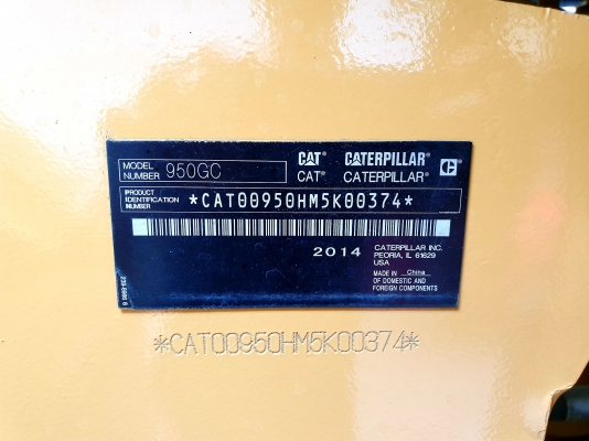 รถตัก CAT 950GC (11,000 ชม.) สภาพใหม่ มีเอกสารใบ Invoice พร้อม
