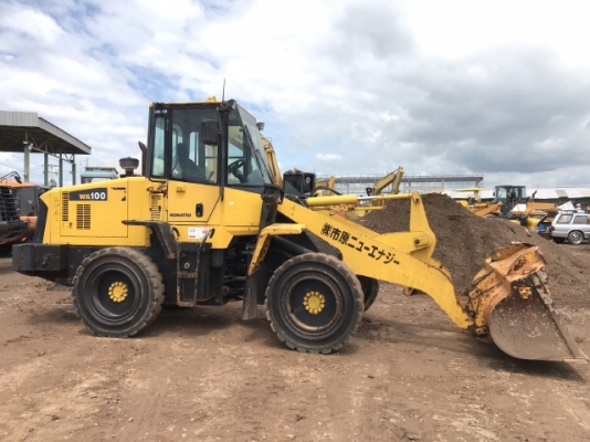 ขายรถตักล้อยาง KOMATSU WA100-5 นำเข้าเองจากญี่ปุ่น สภาพพร้อมใช้