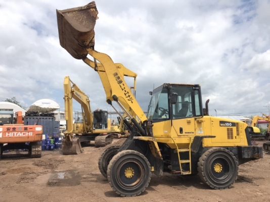 ขายรถตักล้อยาง KOMATSU WA100-5 นำเข้าเองจากญี่ปุ่น สภาพพร้อมใช้