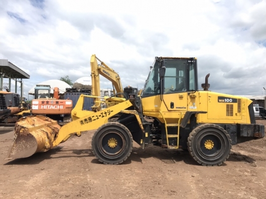 ขายรถตักล้อยาง KOMATSU WA100-5 นำเข้าเองจากญี่ปุ่น สภาพพร้อมใช้
