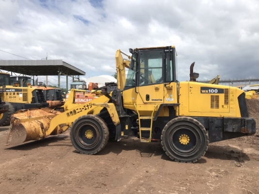 ขายรถตักล้อยาง KOMATSU WA100-5 นำเข้าเองจากญี่ปุ่น สภาพพร้อมใช้