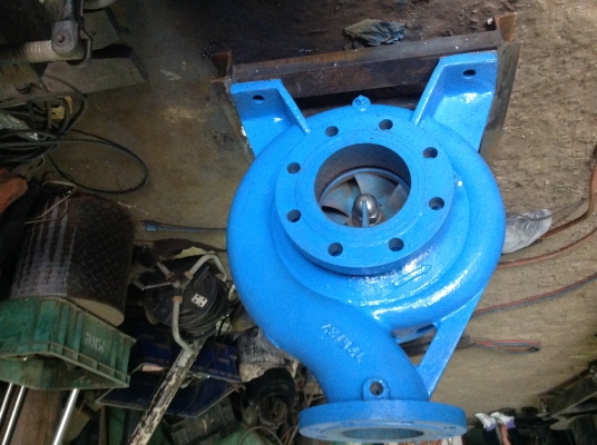 ขายปั้มเพลารอย STAC ท่อน้ำเข้า 6" ท่อออก 5 " ใบพัดทองเหลือง เพลาสแตนเลส ขายปั้มเพลารอย STAC ท่อน้ำเข้า 6" ท่อออก 5 " ใบพัดทองเหลือง เพลาสแตนเลส