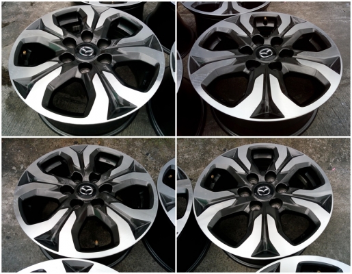 แม็ก MAZDA BT 50 Pro17 /D-Max15/ยางDunlop215-65-16 ป้ายแดง สภาพเดิมๆโรงงาน  ไม่คดไม่ดุ้ง ไม่ผ่านการเก็บงานใดๆ มีรอยจากการใช้งานบ้าง