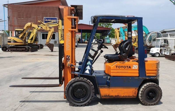 ขายด่วนรถยกTOYOTA5FG20ยก2ตันเสาสูง3เมตรยางตัน4เส้นรถนอกสวยๆนำเข้ายังไม่เคยใช้งานในเมืองไทยเลย