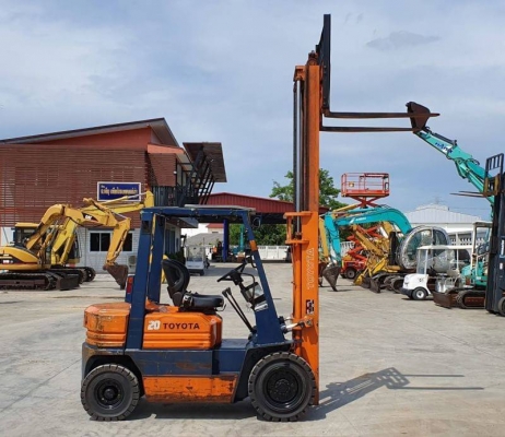 ขายด่วนรถยกTOYOTA5FG20ยก2ตันเสาสูง3เมตรยางตัน4เส้นรถนอกสวยๆนำเข้ายังไม่เคยใช้งานในเมืองไทยเลย