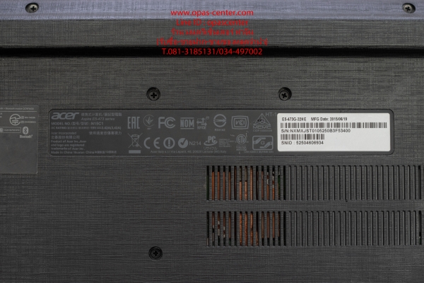 โน้ตบุ๊ค Acer รุ่น E5-473G Core i3-4005U Ram 4G HDD 1 TB การ์ดจอ GT920M 2.0 GB