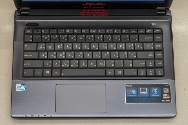 โน้ตบุ๊ค Asus รุ่น X45A Pentium 2020M 2.4 GHz Ram 4G HDD 500GB ปกติทุกอย่าง