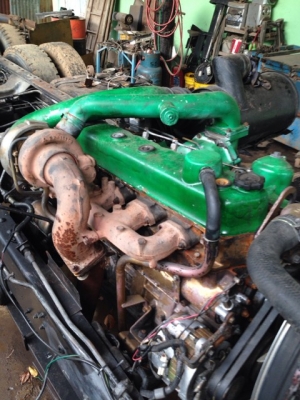 ขายเครื่องมิตซู 6D16เทอร์โบพร้อมเกียรืเครื่องดีติดนิ่ม