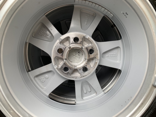 ล้อแม็กป้ายแดง Mitsu Triton รุ่นใหม่ล่าสุด ขอบ 16 พร้อมยางป้ายแดง 225-65-16 Bridgestone ปี 19