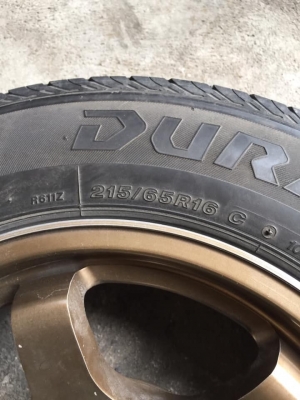 ขายๆๆ ล้อ.JRD 16x7.5 ET20 ติดยางบริสโตน215/65/16ปี17 ดอกยางมีตามรูปไม่บวม โทร0879050181.ส่งได้