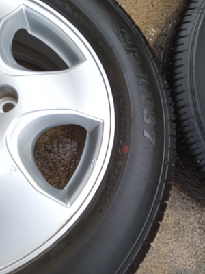 ขอบ16(5รู)ยางดันลอป215/65/16ปี18ทั้งชุด7900