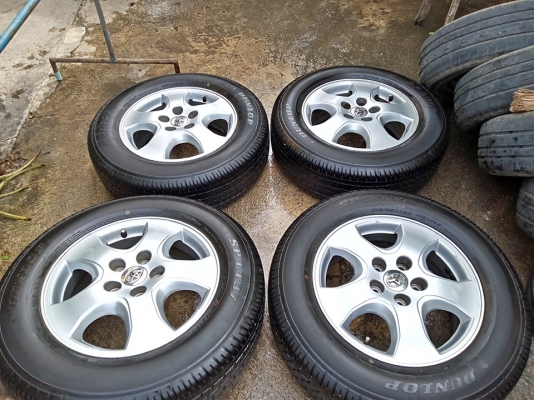 ขอบ16(5รู)ยางดันลอป215/65/16ปี18ทั้งชุด7900