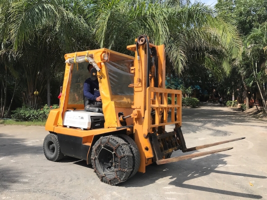 ขายFORKLIFT TOYOTA FG20(2ตัน)งากระดก(ล้อหน้าคู่) เสา3.0เมตร สวยเดิมจากญี่ปุ่น ยังไม่เคยใช้ในไทย 165,000เท่านั้น!!