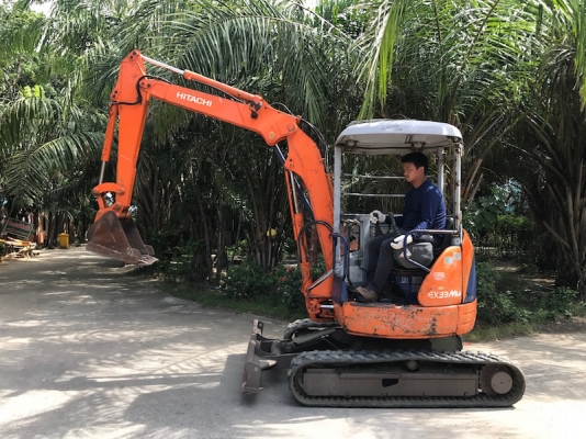 ขายแบคโฮHITACHI EX33พิมพ์นิยมเก่านอก100\%PC30(ปั้มนิ้ว)(คอนโทลน้ำมัน)แน่นๆ เดิมจากญี่ปุ่น ทำงานสมบูรณ์ทุกระบบ รับรองไม่ผิดหวัง 265,000 เท่านั้น!!