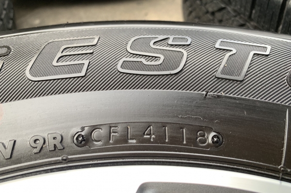 ล้อแม็กป้ายแดง Mitsu Triton 2019 ขอบ 17 สีเทาหน้าเงา พร้อมยางป้ายแดง 245-65-17 Bridgestone รถออกปี 19