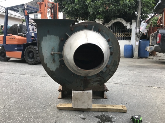 ขายโครงพัดลมโบลเวอร์ใบเหล็ก โครงสร้างแข็งแรง ปากท่อ 14นิ้ว ลดเหลือ 8นิ้ว ไม่มีมอเตอร์ สภาพเดิมๆ หมุนนิ่ม สีไม่ค่อยสวย พร้อมใช้งาน