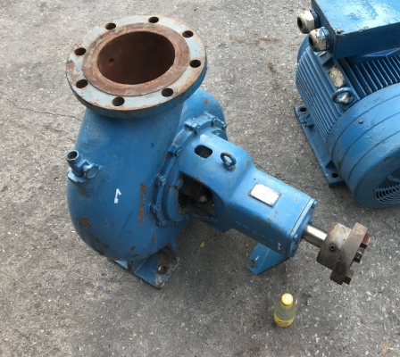 ขายปั๊มน้ำหอยโข่ง Ebara 200x150FS4J ขนาดเข้า 8นิ้ว ออก 6นิ้ว ใบพัดทองเหลือง สภาพสวยมากเดิมๆ หมุนนิ่ม พร้อมใช้งาน ราคา 20,000 บาท