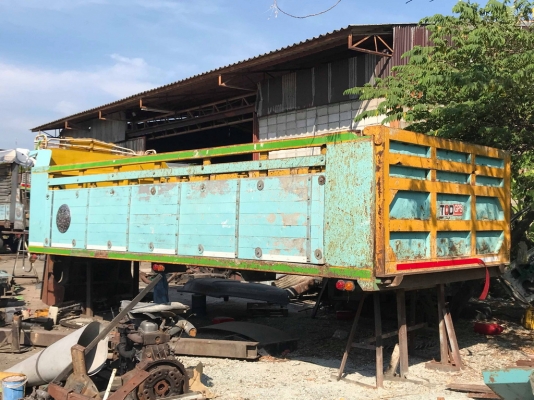 กระบะ ดั้มพ์ ถอดจาก อีซูซุ rocky พร้อมปั้ม นอก 12 ตัน