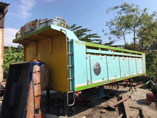 กระบะ ดั้มพ์ ถอดจาก อีซูซุ rocky พร้อมปั้ม นอก 12 ตัน