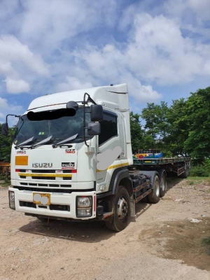ขายหัวลาก ISUZU DECA 360 แรงม้าปี56 พร้อมหางพื้นเรียบ RCK 3 เพลาปี49 ราคา 1,790,000