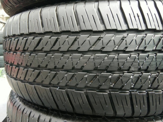 ขายยาง265/60R18 บริดจสโตน ปี18 ดอกยางสดมากหนาเต็มสวยทุกเส้นไม่มีกินข้างไม่มีปะใช้งานกันยาวๆคุ้มสุดๆ 