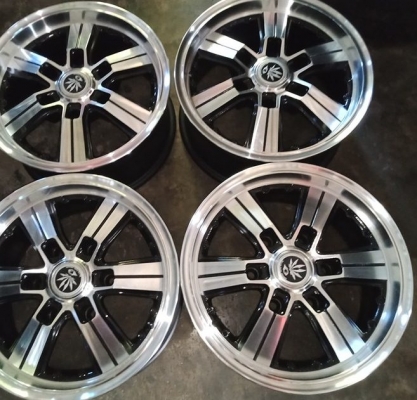 ขอบ15/7.5 ทำสีใหม่ไม่คดไม่ดุ้งชุด5300ส่งฟรี