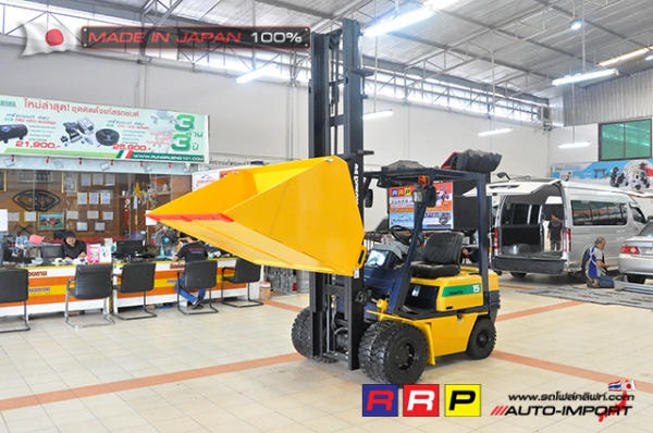 ขายรถโฟล์คลิฟท์มือสอง KOMATSU รุ่น FD15-15-312080 นำเข้าจากประเทศญี่ปุ่น 100\% ไม่เคยใช้งานในไทย