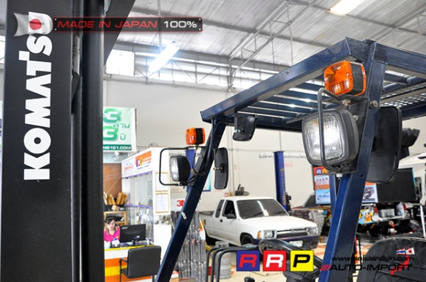 ขายรถโฟล์คลิฟท์มือสอง KOMATSU รุ่น FD15-15-312080 นำเข้าจากประเทศญี่ปุ่น 100\% ไม่เคยใช้งานในไทย