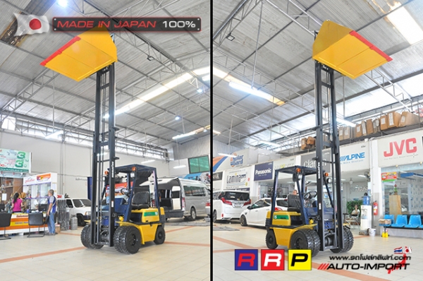 ขายรถโฟล์คลิฟท์มือสอง KOMATSU รุ่น FD15-15-312080 นำเข้าจากประเทศญี่ปุ่น 100\% ไม่เคยใช้งานในไทย