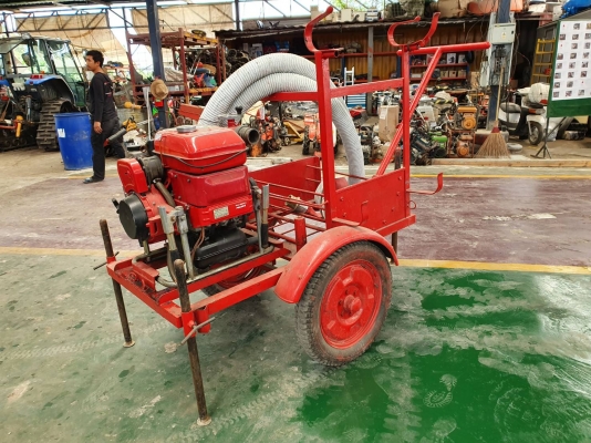 มาแล้วครับ ปั้มน้ำ+รถเข็น+สายดูดน้ำ+สายส่งน้ำยาว 20 เมตร