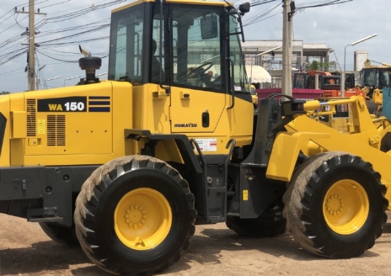 ขายรถตักล้อยาง KOMATSU WA150-5 แขนยาวพิเศษ นำเข้าเองจากญี่ปุ่น สภาพสวยพร้อมใช้ มีVDOการทำงานครับ